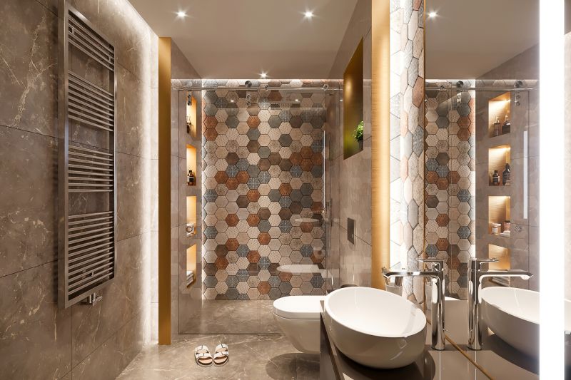 Multi-Row Shower Tile Patterns